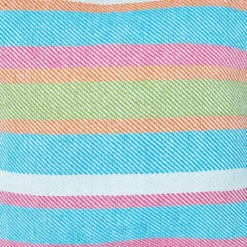 C&F Home Key Lime Stripe Woven Tropical Beach Theme Accent Throw Pillow, 18" X 18" -C&F Home GUEST d6f90f97 f037 48d8 8964 9633d668088d