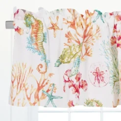 C&F Home Chandler Cove Cotton White Valance Window Treatment Set Of 2 -C&F Home GUEST d7b30b2f c16e 40f3 8e4e 417a888ea887 1