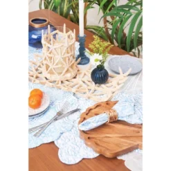 C&F Home Chinoiserie Coast Reversible Machine Washable Scallop Quilt Placemats Set Of 6 -C&F Home GUEST d7ca6524 9738 433c 9ff9 3efa90cf0441