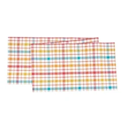 C&F Home Radley Plaid Woven Reversible Colorful Summertime Table Runner 13" X 72" -C&F Home GUEST daa1daf2 35ad 47ad b2e5 38c56cd82f56