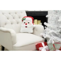 C&F Home St. Nick Shaped Hooked Throw Pillow -C&F Home GUEST de090cb8 df5f 4b0f 98ba 7535d94a3249