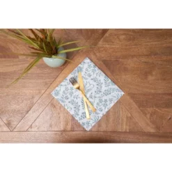 C&F Home Braganza Teal Floral Cotton Napkins, Set Of 6 13 C&F Home Braganza Teal Floral Cotton Napkins, Set Of 6 -C&F Home GUEST df8aeaf5 41ac 4df9 8b75 8d7e3d1ad0ad 1