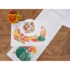 C&F Home Harvest Teal Pumpkin & Flower Leaves 100% Cotton Table Runner 14" X 72" -C&F Home GUEST e21f9199 26e5 40dd a427 bf43513aabf1 2