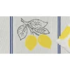 C&F Home Lemon Stripe Placemats Set Of 6 Yellow Elegant Painting, 14" X 20"