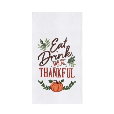 C&F Home Eat, Drink, Thankful Pumpkin Towel 5 C&F Home Eat, Drink, Thankful Pumpkin Towel - Image 3