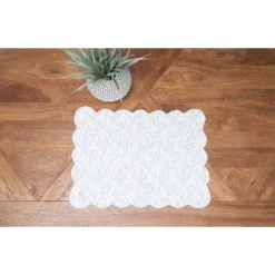 C&F Home Seafoam Reef Scalloped Placemats Set Of 6 Nautical Design Coral, 13" X 19" -C&F Home GUEST e3a0e459 24eb 44b4 aa53 bd251e34d200