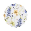 C&F Home Lovely Blues Scalloped Round Single Placemat Floral Design All Seasons, 17" -C&F Home GUEST e3c95e5d 1c9d 4ec6 a806 d6eccfec8455