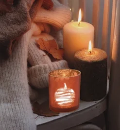 C&F Home Pumpkin Votive Holder Small