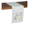 C&F Home Spring "Happy Easter" Blue Stripe Table Runner 13" X 72" -C&F Home GUEST e5dcc5ad db6b 4099 b528 b3fa81b743e2