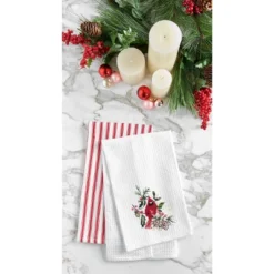 C&F Home Male Cardinal Botanical Towel
