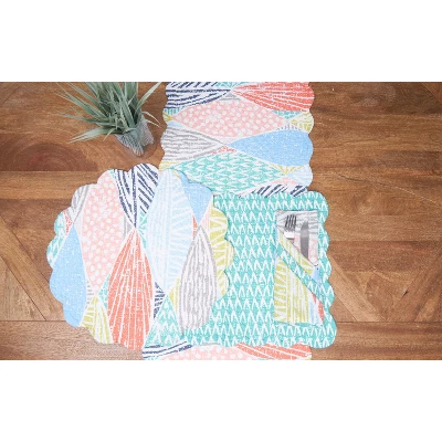 C&F Home Surfside Sound Scalloped Round Placemats Set Of 6 Nautical Design Beach, 17" 8 C&F Home Surfside Sound Scalloped Round Placemats Set Of 6 Nautical Design Beach, 17" - Image 6