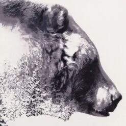 C&F Home Bear Forest Indoor And Outdoor Throw Pillow -C&F Home GUEST e81979cf a7b1 4181 a8ce 1852a48cd4d4