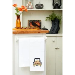 C&F Home Trick Or Treat Candy Corn Truck Halloween Embroidered Cotton Waffle Weave Kitchen Towel -C&F Home GUEST e91e9715 0c0d 430c bc63 b0ced019f0f9