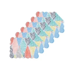 C&F Home Surfside Sound Scalloped Placemats Set Of 6 Nautical Design Beach, 13" X 19" -C&F Home GUEST eb10b6c4 9bea 4a14 8e51 a9d28cd84d57