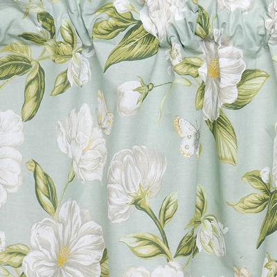 C&F Home Colonial Williamsburg Magnolia Garden Green And White Window Valance 4 C&F Home Colonial Williamsburg Magnolia Garden Green And White Window Valance - Image 2