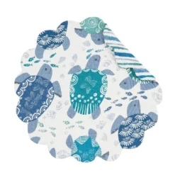 C&F Home Turtle Bay Round Quilted Cotton Placemats Set Of 6, 17" 19 C&F Home Turtle Bay Round Quilted Cotton Placemats Set Of 6, 17" -C&F Home GUEST ec72cdf1 509c 4cfd a6db f76572201ee0