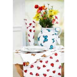 C&F Home Ladybug Pattern Spring Table Runner 14" X 72" -C&F Home GUEST ecee7da4 875a 4119 b686 1a76f61d9e0d 2