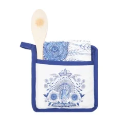 C&F Home Blue Harvest Turkey Potholder S/4 9 C&F Home Blue Harvest Turkey Potholder S/4 -C&F Home GUEST edb55899 b56d 4d16 8581 47467649a240