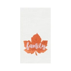 C&F Home "Family" Leaf Embroidered Waffle Weave Kitchen Autumn Dishtowel -C&F Home GUEST edb5dec6 6c83 41c9 853a ab752aa33cf8