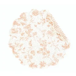 C&F Home Brighton Pink Cotton Quilted Round Reversible Scalloped Dining Tabletop Placemats Set Of 6, 17" -C&F Home GUEST ee5fb003 4039 419f b59f e7b6e287bac2