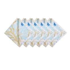 C&F Home Belmont Reef Reversible Graphic Machine Washable Hemstitch Napkins Set Of 6 -C&F Home GUEST f0ce9d60 a169 4577 8be5 77708f8f0385