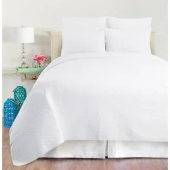 C&F Home 26" X 26" Tranquil Waves White Euro Sham -C&F Home GUEST f12aee9c c1eb 437e a4c2 198263d0e4b3