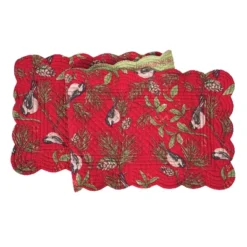C&F Home Chickadee Red Table Runner 14" X 51" -C&F Home GUEST f15c68e5 83d9 4f72 9a40 d4b536304e2e