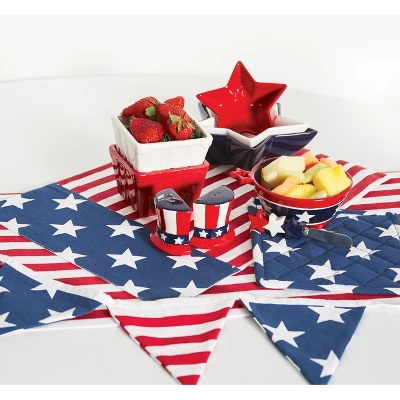 C&F Home Stars And Stripes 4th Of July Patriotic Cotton Table Runner 13" X 72" 4 C&F Home Stars And Stripes 4th Of July Patriotic Cotton Table Runner 13" X 72" - Image 2
