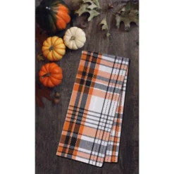 C&F Home Zelda Orange And Black Plaid Halloween Kitchen Towel -C&F Home GUEST f36637a1 5e44 49c5 bddc 7a1ae8c39ec0
