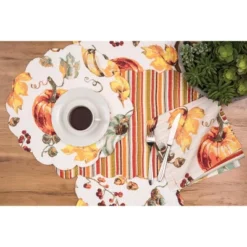 C&F Home Watercolor Pumpkin Napkin Set Of 6 -C&F Home GUEST f3c6517c 02a7 4415 a106 0fc06a1041cf 2