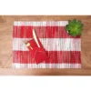 C&F Home Christmas Woven Mélange Placemat Set Of 6, 14" X 20"