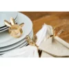 C&F Home Easter Gold Bunny Rabbit Ears Napkin Ring Set Of 4 -C&F Home GUEST f5b35ecd a3b9 46c5 952a 9b082e0da09e