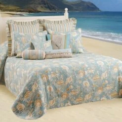 C&F Home Natural Shells Bedspread
