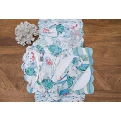 C&F Home Sea Turtle Cove Table Runner 14" X 51" -C&F Home GUEST f66acdb1 2b29 4042 8b0f 07b66474d237