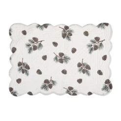 C&F Home Greenstone Pines Scalloped Placemats Set Of 6 Black Bear Moose, 13" X 19" -C&F Home GUEST f6863a2c 21aa 49d5 981f 49be4db0167c