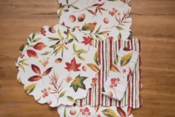 C&F Home Camilla Round Placemats Set Of 6, 17" -C&F Home GUEST f6bdf4ae de72 4490 a352 ad029d17dfb0