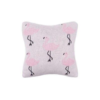 C&F Home 10" X 10" Flamingo Knitted Throw Pillow 3 C&F Home 10" X 10" Flamingo Knitted Throw Pillow
