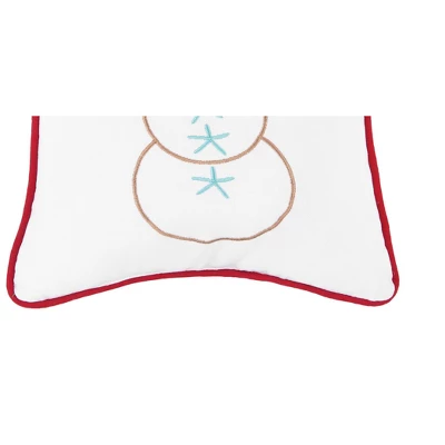 C&F Home Coastal Snowman Embroidered Throw Pillow 4 C&F Home Coastal Snowman Embroidered Throw Pillow - Image 2