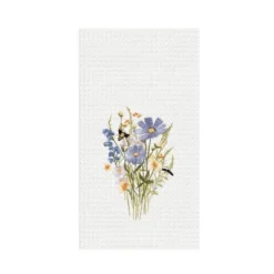 C&F Home Honey Bee And Blue Floral Flowers Spring Dishtowel Home Kitchen Drying Dish Towel All Seasons Summer Decor Decoration -C&F Home GUEST fa26472d 0480 452a 96b8 d8921fa1fc5b