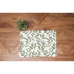 C&F Home Joelle Floral Flowers Palm Leaf Vibrant Scalloped Placemats Set Of 6, 13" X 19" -C&F Home GUEST fcf03cf8 ebd4 4d33 be7c 7eb65b226f2b
