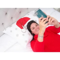 C&F Home 20" X 30" Santa Hat Christmas Holiday Pillowcase -C&F Home GUEST fe7141c2 cc5f 4761 a549 4c6c4037a294