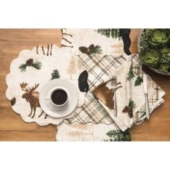 C&F Home Nolan Pines Round Placemats Set Of 6, 17" -C&F Home GUEST ff079058 7e21 4bea b4fa 2404bed3bc19